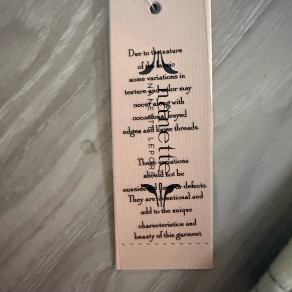 Nanette Lepore Ecru & Light Denim Cropped Jacket | Size M | - Picture 7 of 9